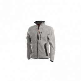 Damski, jasnoszary polar...